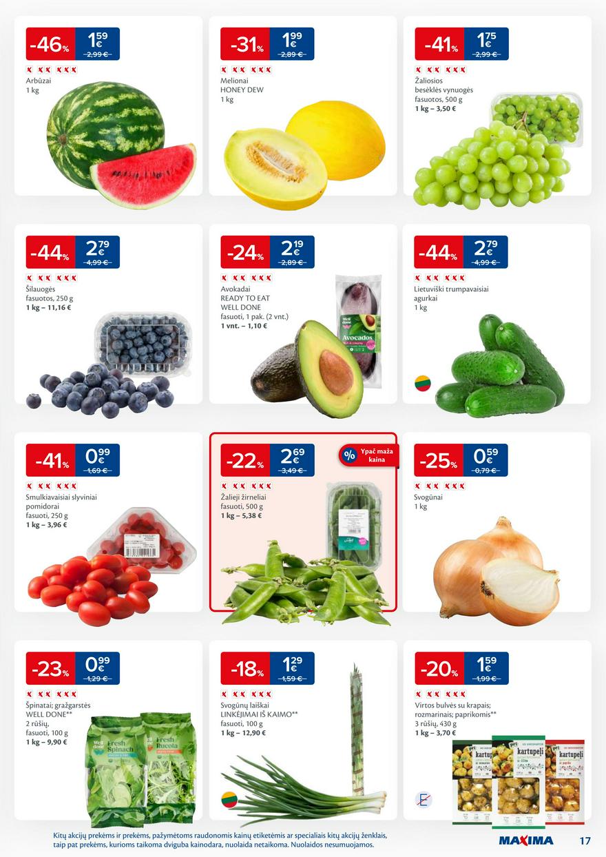 Maxima leidinys 20 akcijos nuo 
  2025-05-13 iki 
  2025-05-19 | Leidinukas.lt puslapis 17