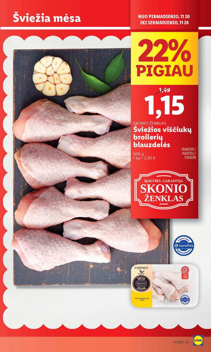 Lidl pasiūlymai akcijos nuo 
  2023-11-20 iki 
  2023-11-26 | Leidinukas.lt puslapis 6