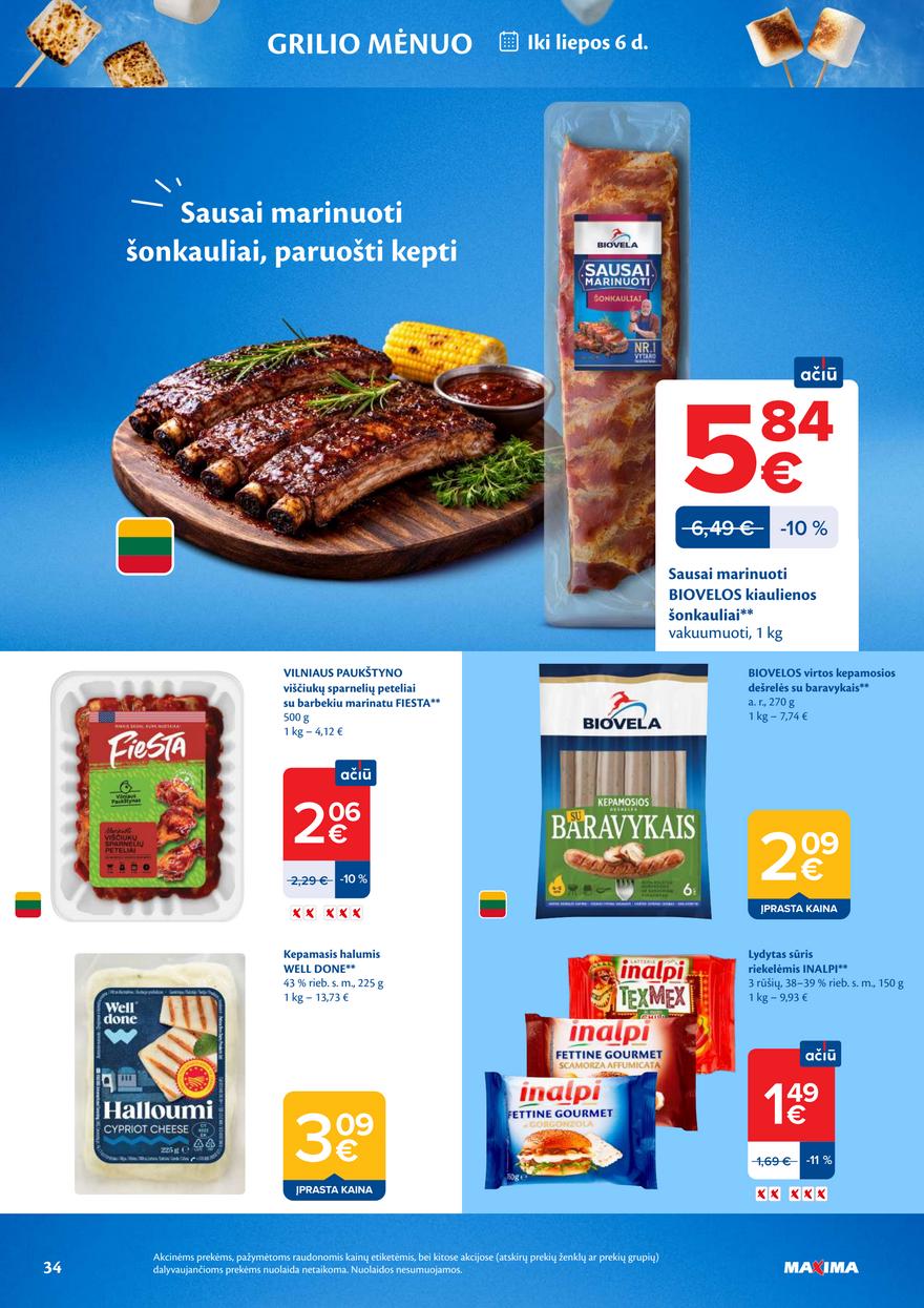 Maxima leidinys akcijos nuo 
  2026-06-30 iki 
  2026-07-06 | Leidinukas.lt puslapis 34