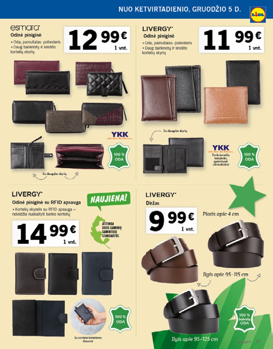 Lidl savaitinis leidinys akcijos nuo 
  2019-12-02 iki 
  2019-12-08 | Leidinukas.lt puslapis 39