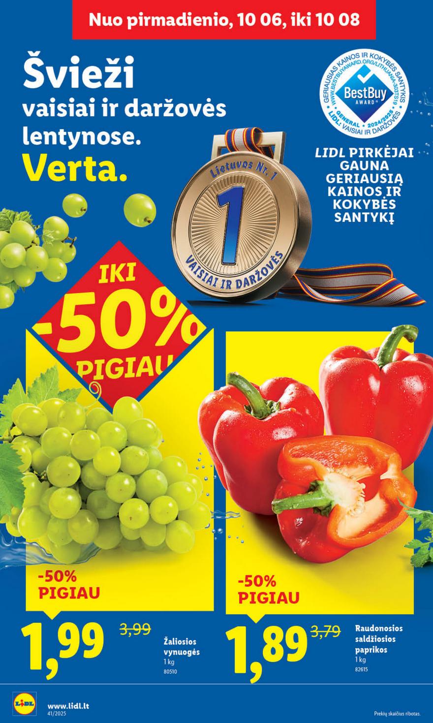 Lidl leidinys naujas akcijos nuo 
  2025-10-06 iki 
  2025-10-12 | Leidinukas.lt puslapis 4