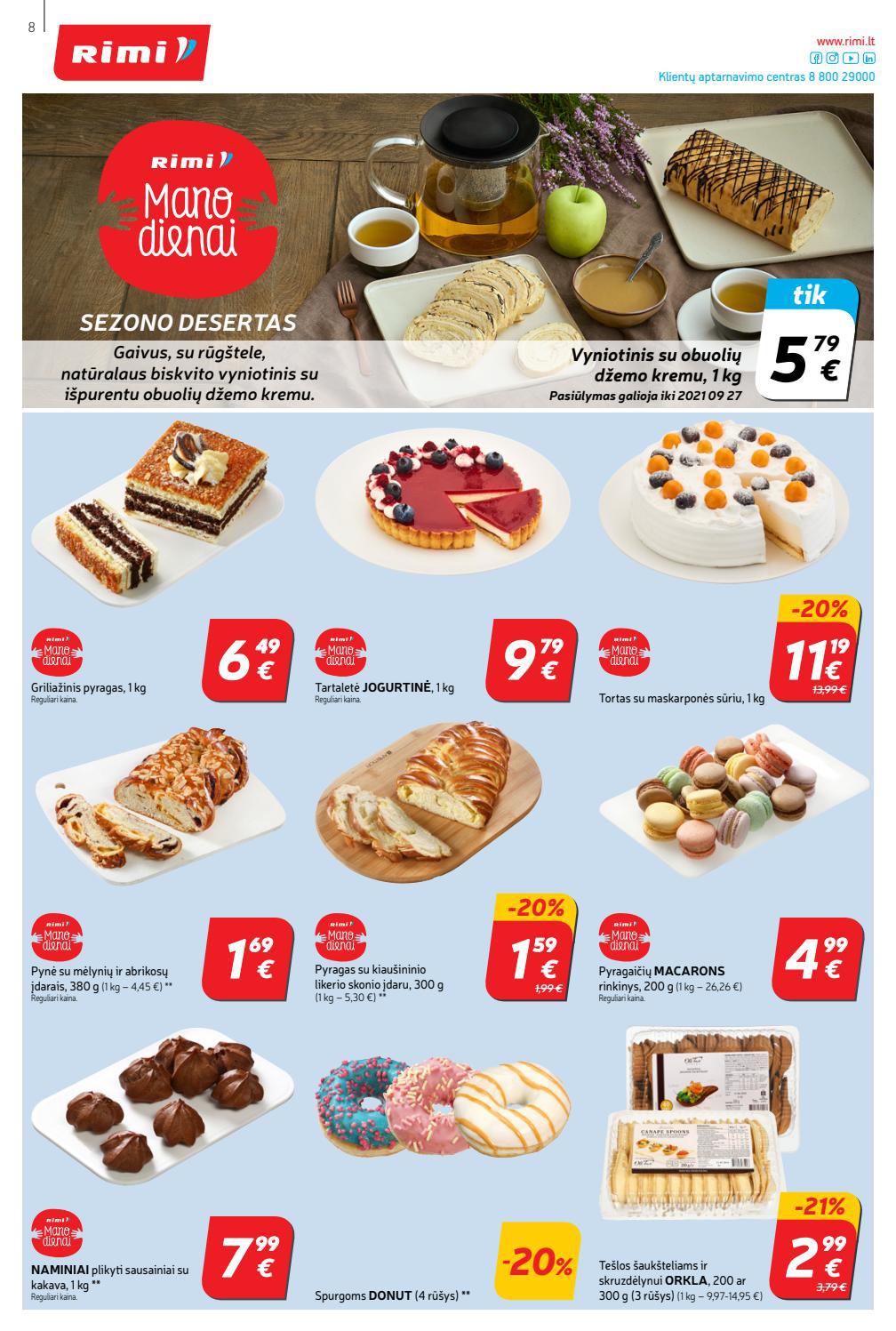 Rimi savaitinis leidinys akcijos nuo 
  2021-08-31 iki 
  2021-09-06 | Leidinukas.lt puslapis 8