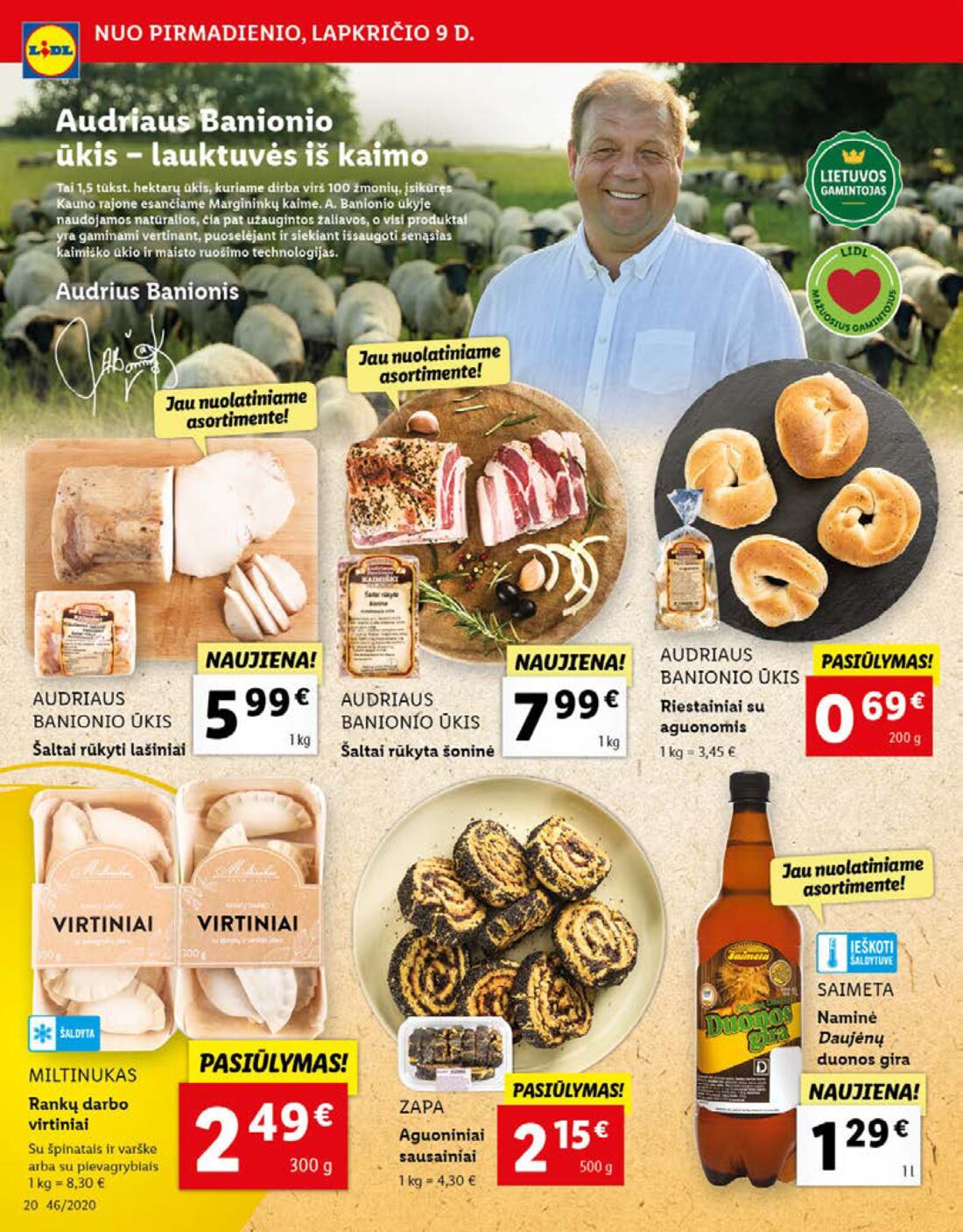 Lidl savaitinis leidinys akcijos nuo 
  2020-11-09 iki 
  2020-11-15 | Leidinukas.lt puslapis 20