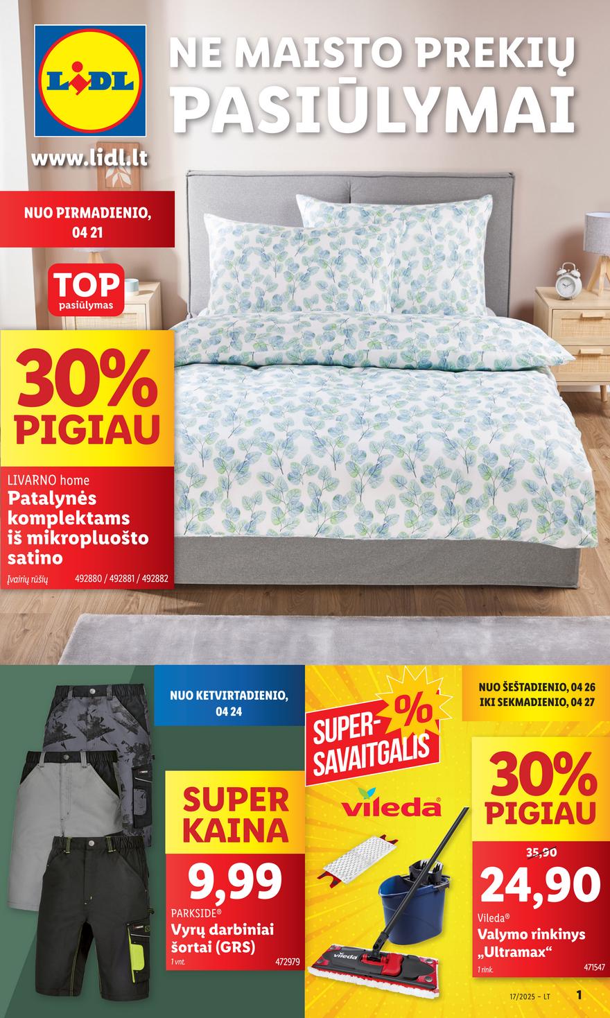 Lidl ne maisto leidinys akcijos nuo 
  2025-04-21 iki 
  2025-04-27 | Leidinukas.lt puslapis 1
