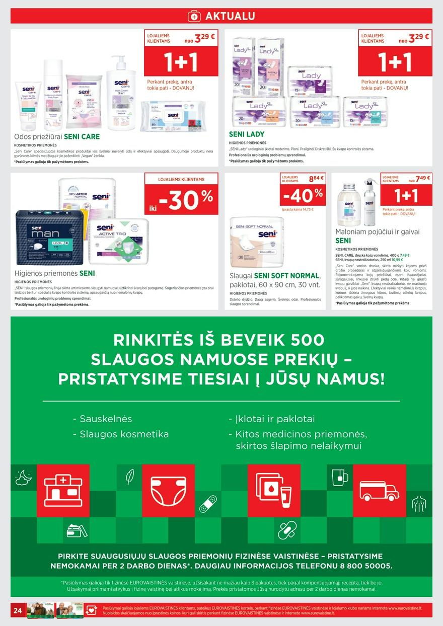 Euro vaistinė katalogas akcijos nuo 
  2025-05-01 iki 
  2025-05-31 | Leidinukas.lt puslapis 24