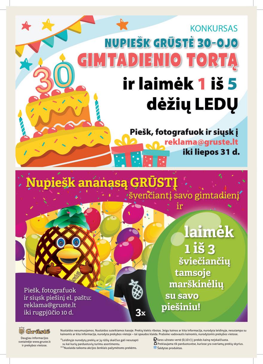 Grūstė leidinys akcijos nuo 
  2022-07-11 iki 
  2022-07-20 | Leidinukas.lt puslapis 12