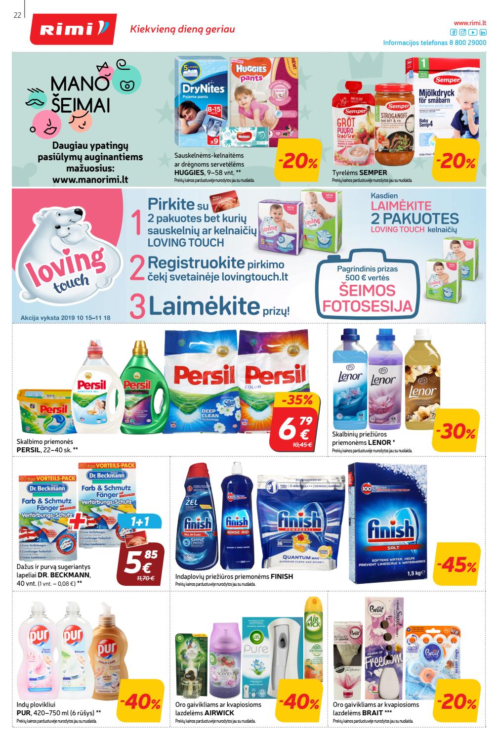 Rimi savaitinis leidinys akcijos nuo 
  2019-10-22 iki 
  2019-10-28 | Leidinukas.lt puslapis 22