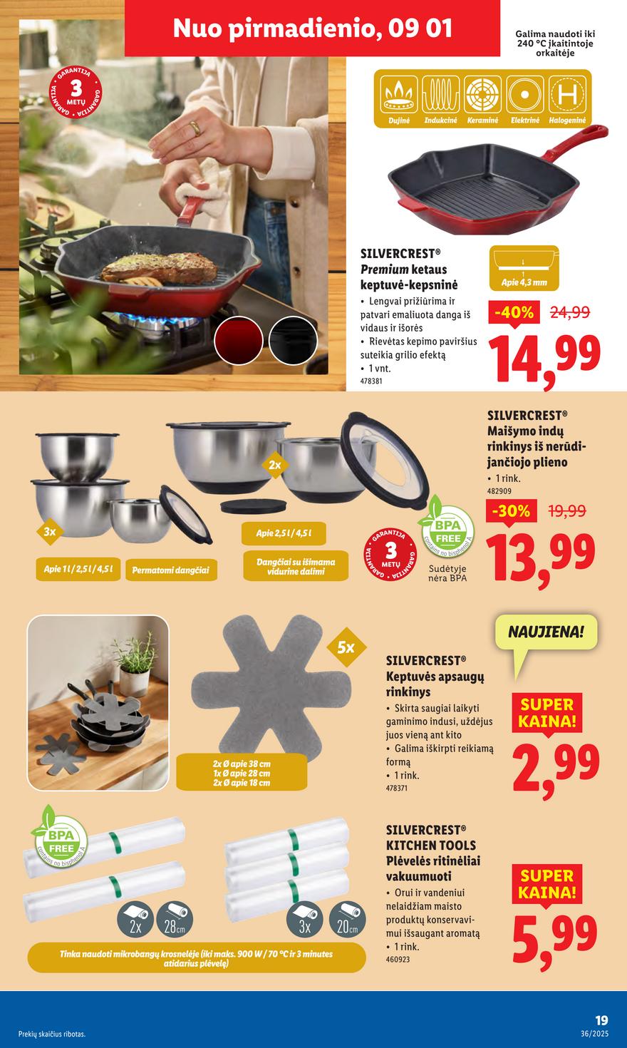 Lidl ne maisto leidinys akcijos nuo 
  2025-09-01 iki 
  2025-09-07 | Leidinukas.lt puslapis 19