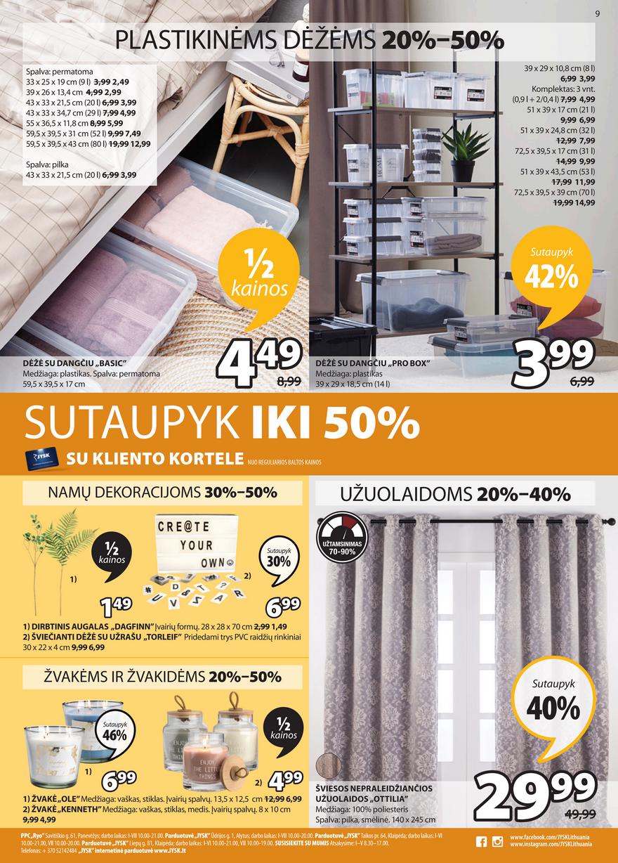 Jysk leidinys akcijos nuo 
  2021-09-28 iki 
  2021-10-04 | Leidinukas.lt puslapis 9