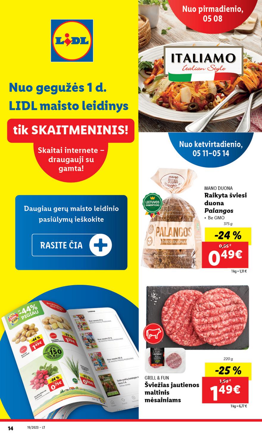 Ldil ne maisto prekių pasiūlymai akcijos nuo 
  2023-05-08 iki 
  2023-05-14 | Leidinukas.lt puslapis 14