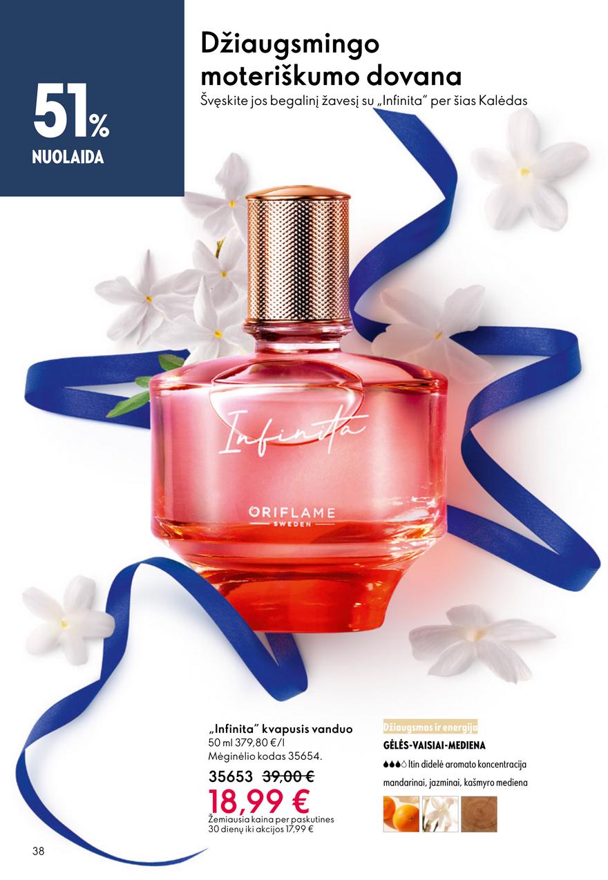 Oriflame katalogas akcijos nuo 
  2025-12-10 iki 
  2025-12-30 | Leidinukas.lt puslapis 38