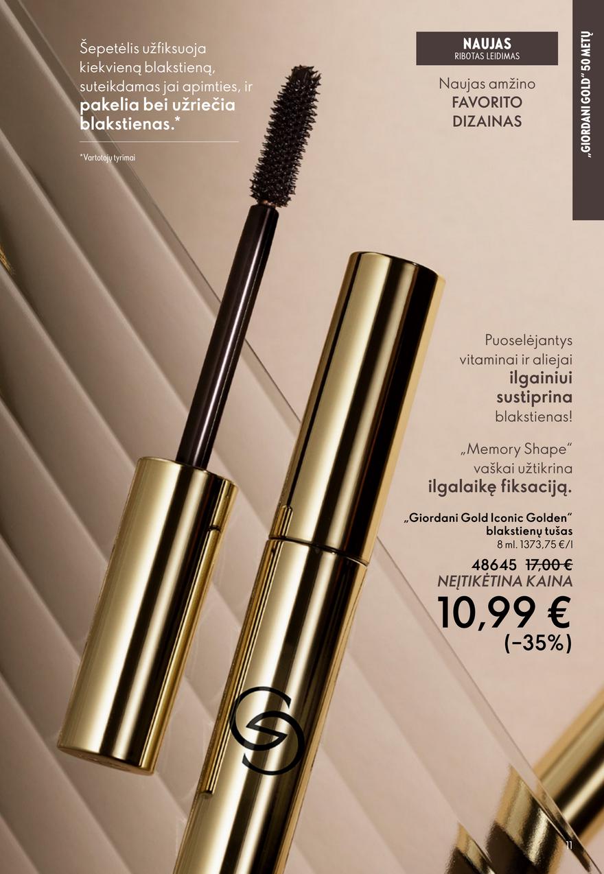 Oriflame katalogas akcijos nuo 
  2026-02-18 iki 
  2026-03-10 | Leidinukas.lt puslapis 11