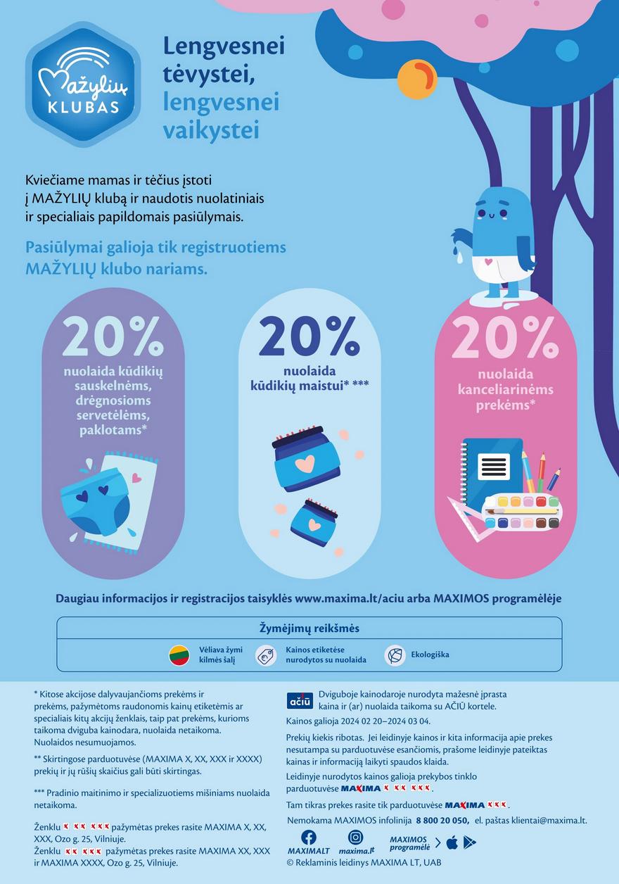 Maxima leidinys akcijos nuo 
  2024-02-20 iki 
  2024-03-04 | Leidinukas.lt puslapis 28