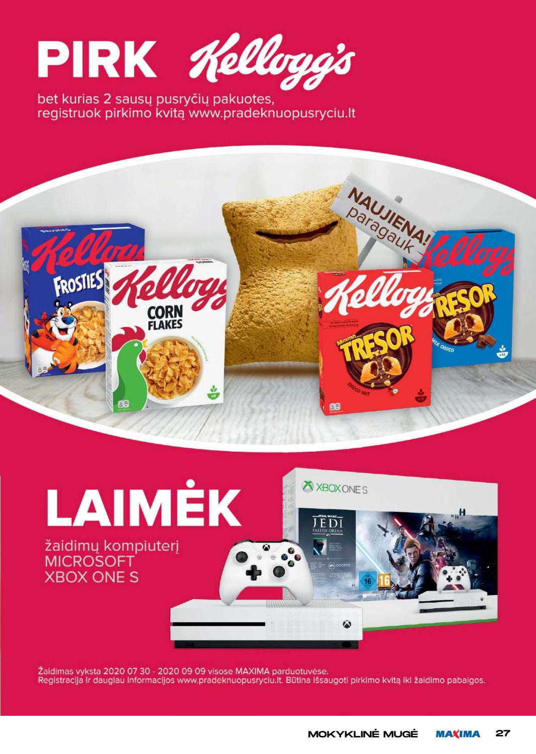 Maxima kaininis leidinys akcijos nuo 
  2020-07-30 iki 
  2020-09-09 | Leidinukas.lt puslapis 27