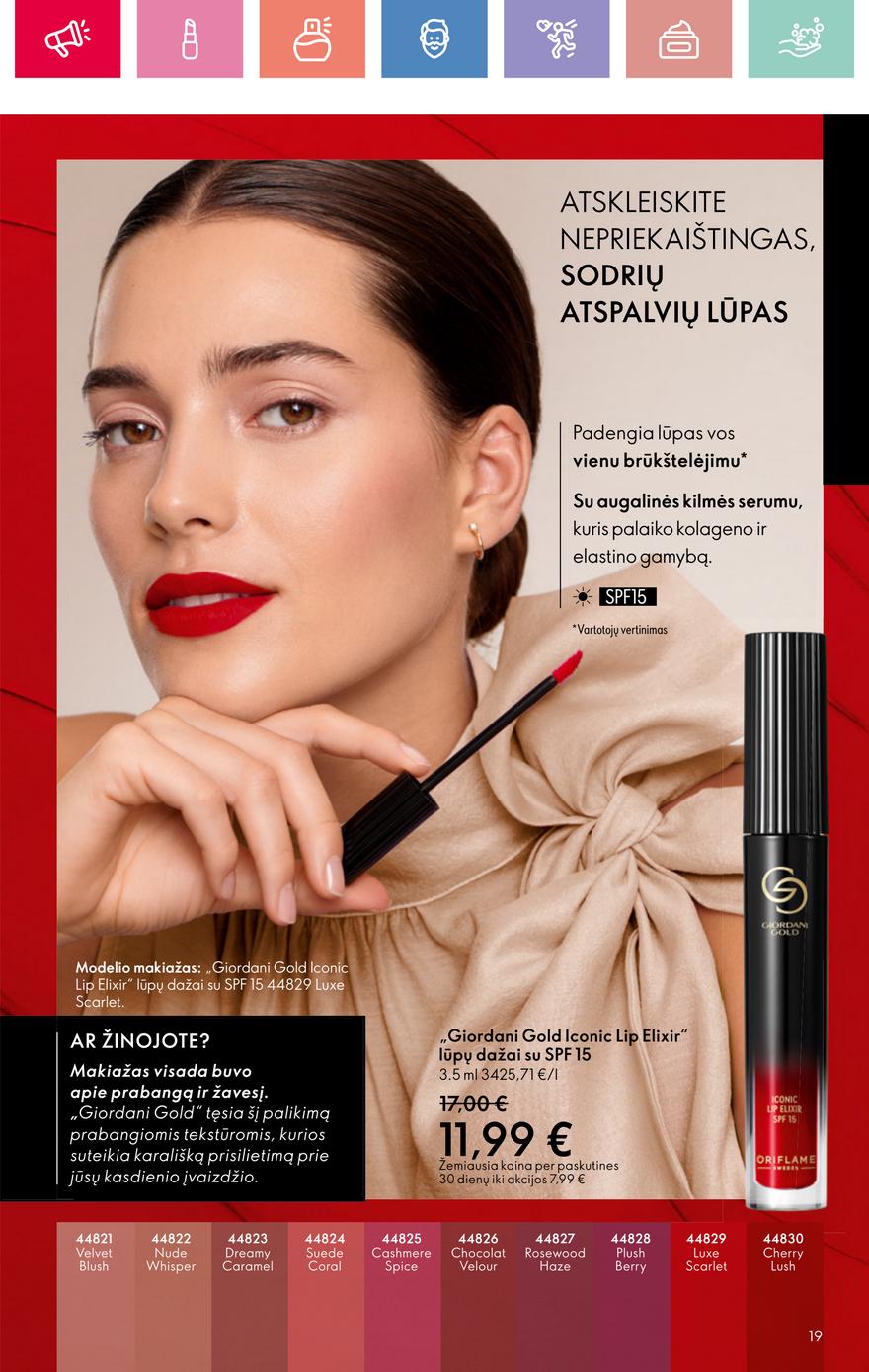Oriflame katalogas akcijos nuo 
  2025-04-20 iki 
  2025-05-10 | Leidinukas.lt puslapis 19
