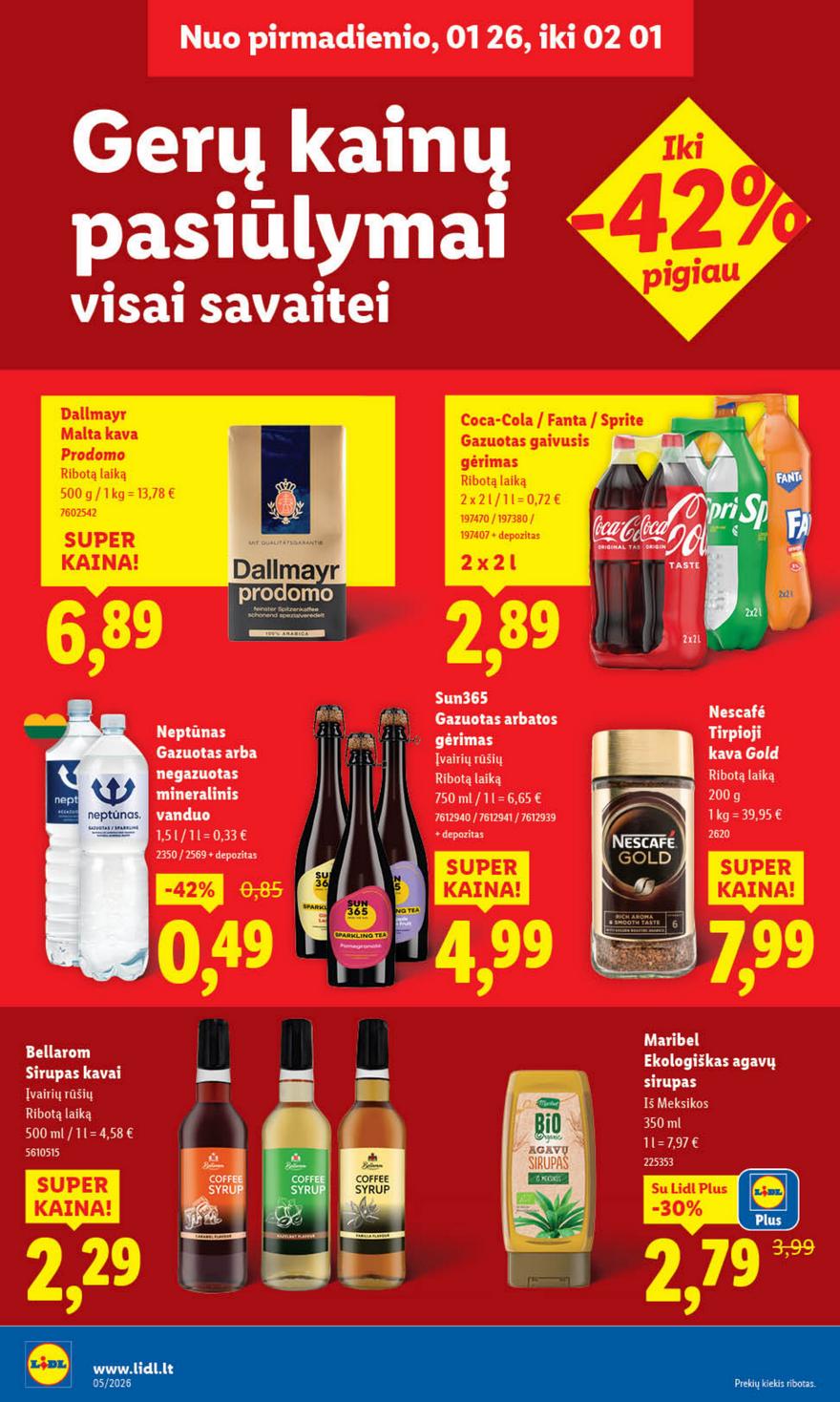 Lidl leidinys naujas akcijos nuo 
  2026-01-26 iki 
  2026-02-01 | Leidinukas.lt puslapis 12