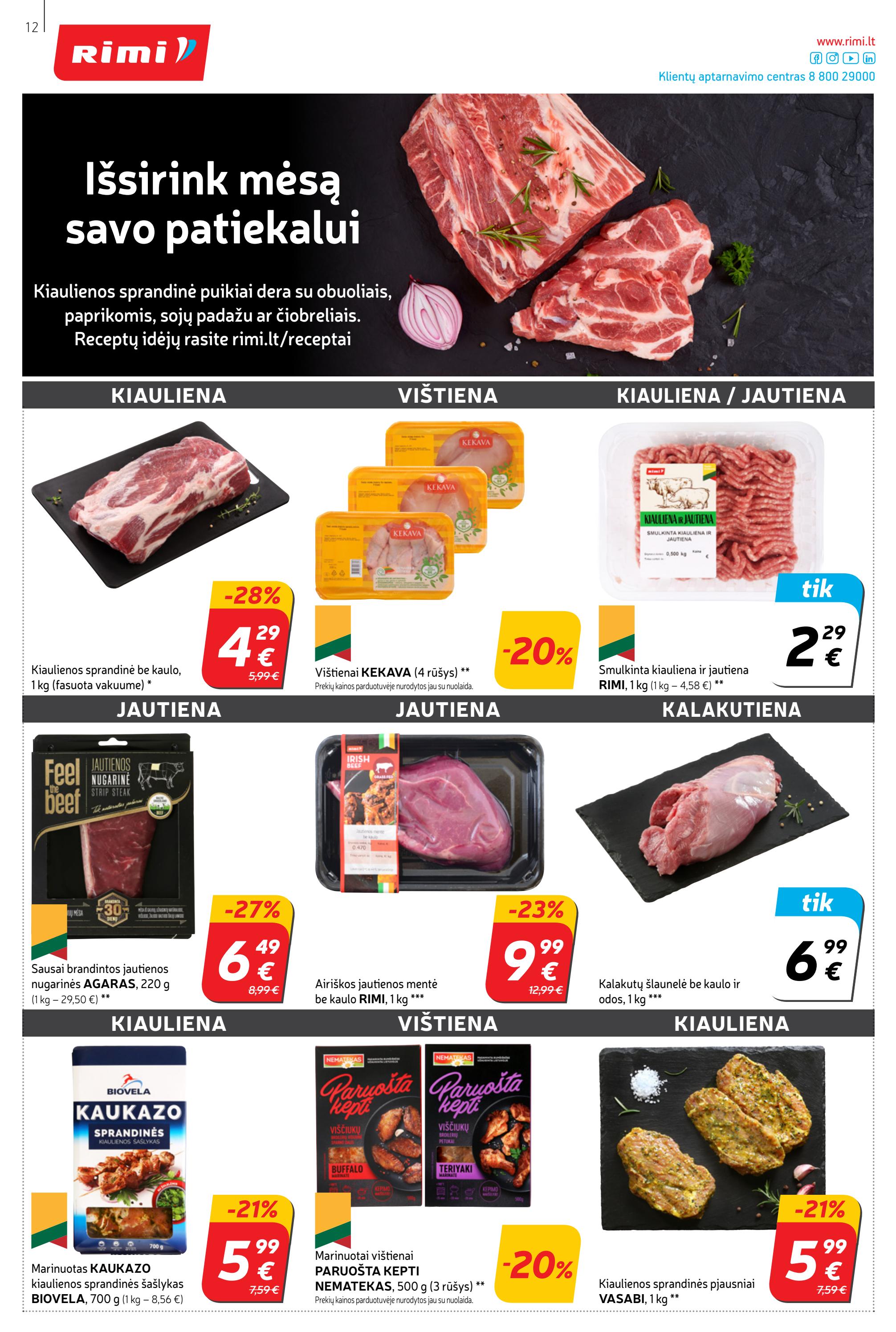 Rimi savaitinis leidinys akcijos nuo 
  2022-09-06 iki 
  2022-09-12 | Leidinukas.lt puslapis 12