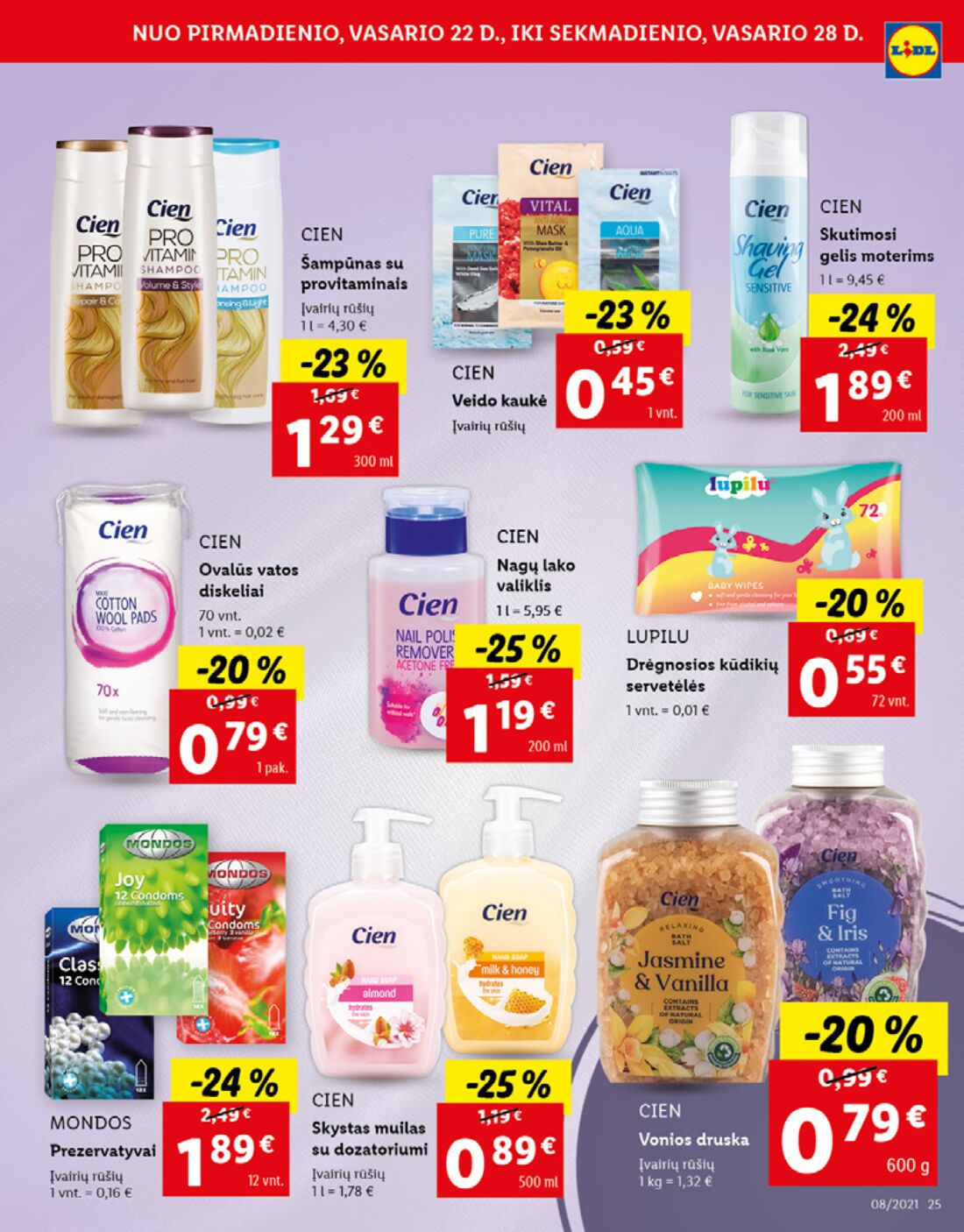 Lidl savaitinis leidinys akcijos nuo 
  2021-02-22 iki 
  2021-02-28 | Leidinukas.lt puslapis 25