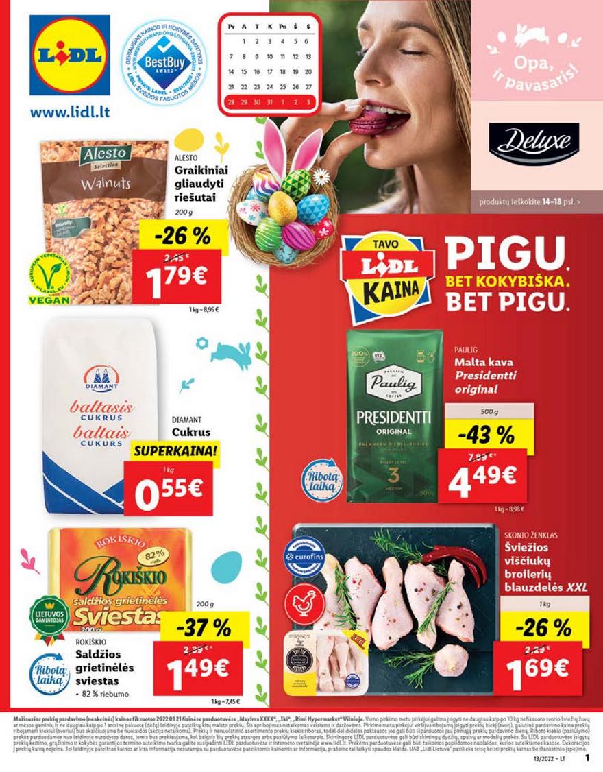 Lidl maisto prekių pasiūlymai akcijos nuo 
  2022-03-28 iki 
  2022-04-03 | Leidinukas.lt puslapis 1