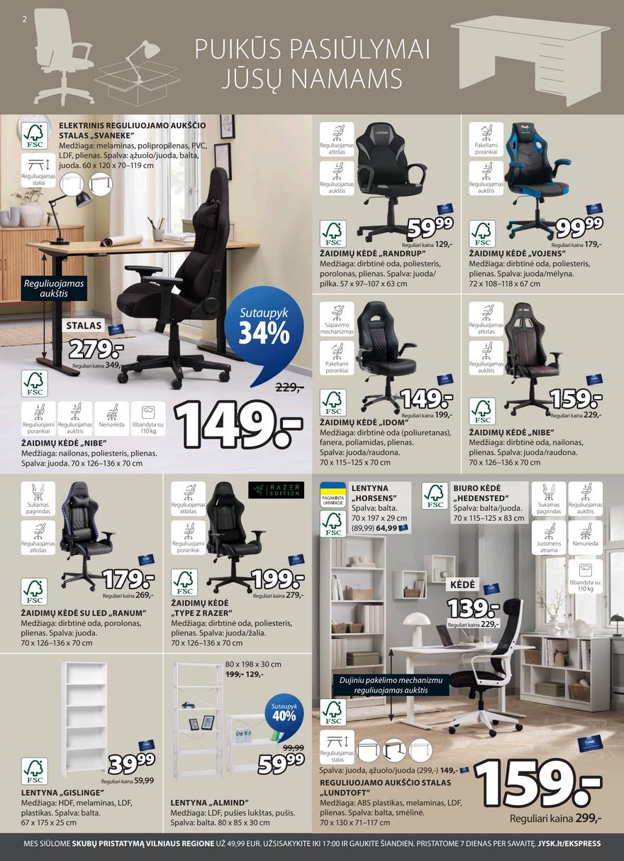 Jysk leidinys akcijos nuo 
  2025-09-23 iki 
  2025-09-29 | Leidinukas.lt puslapis 2