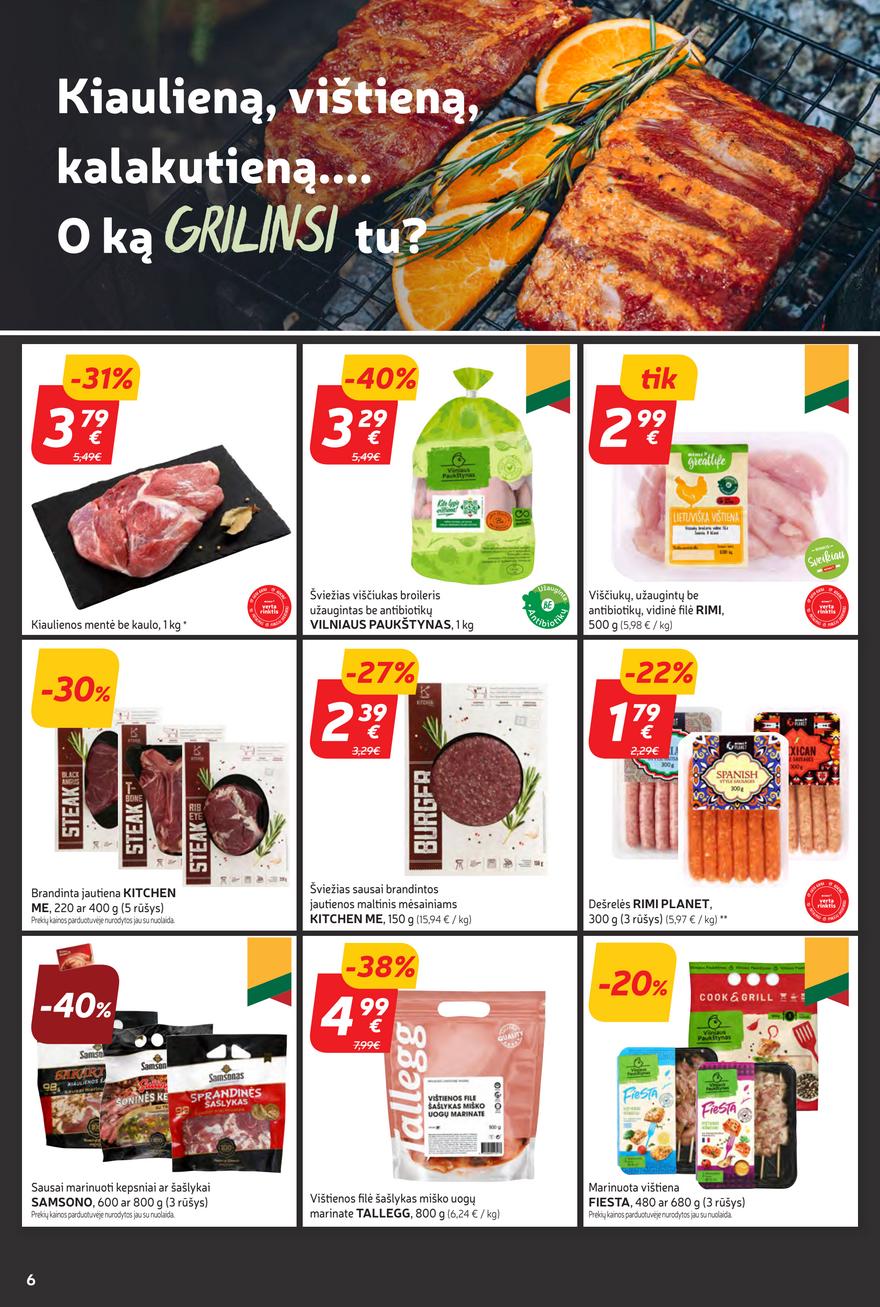 Rimi savaitinis leidinys akcijos nuo 
  2024-06-04 iki 
  2024-06-10 | Leidinukas.lt puslapis 6