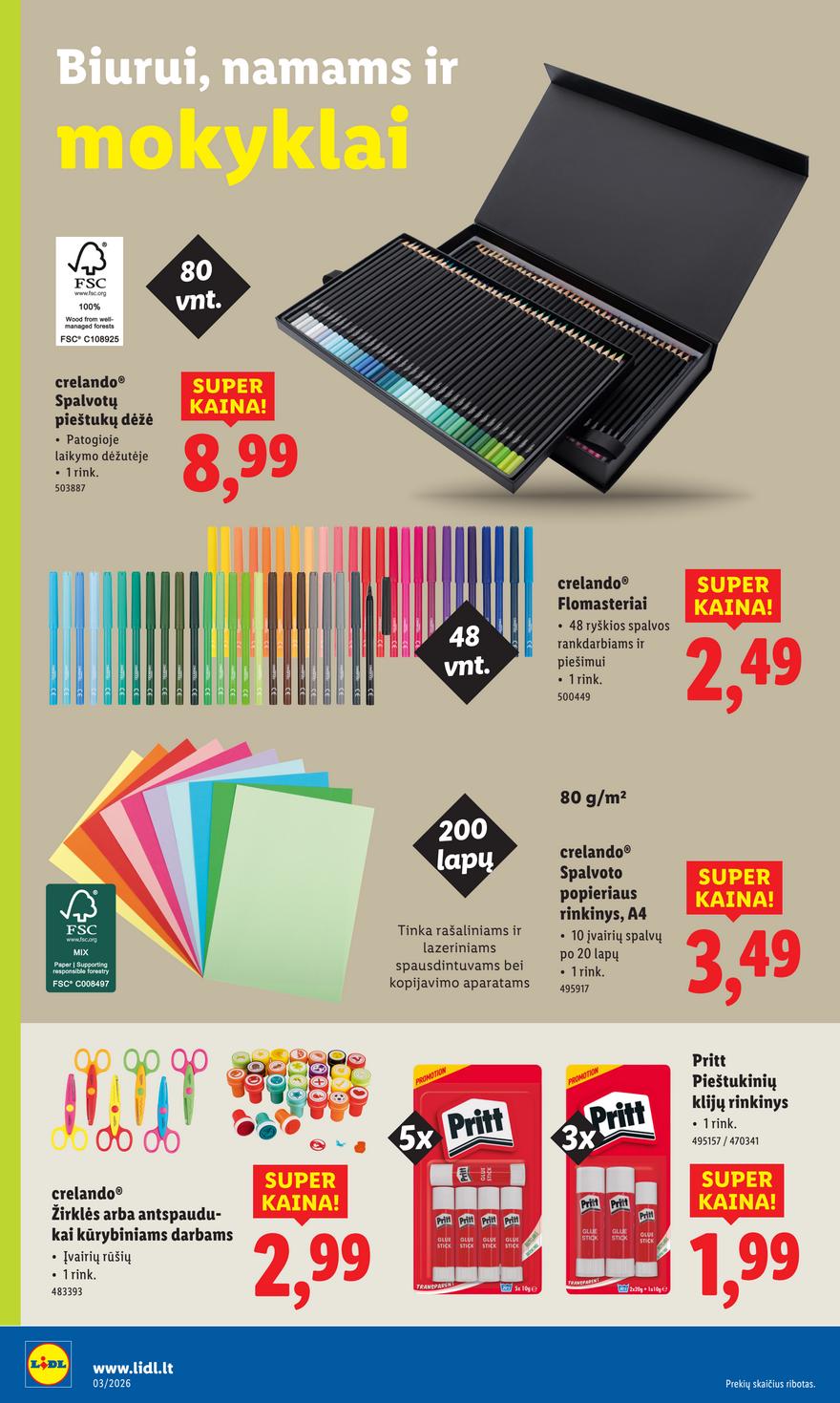 Lidl ne maisto leidinys akcijos nuo 
  2026-01-12 iki 
  2026-01-18 | Leidinukas.lt puslapis 22