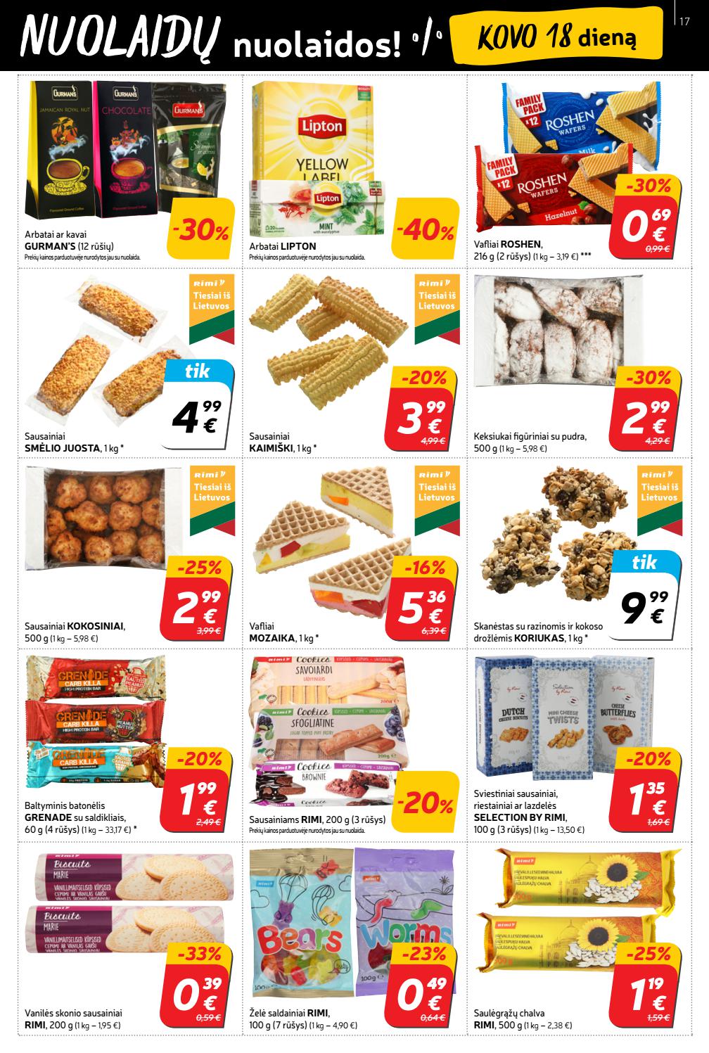 Rimi savaitinis leidinys akcijos nuo 
  2021-03-16 iki 
  2021-03-22 | Leidinukas.lt puslapis 17