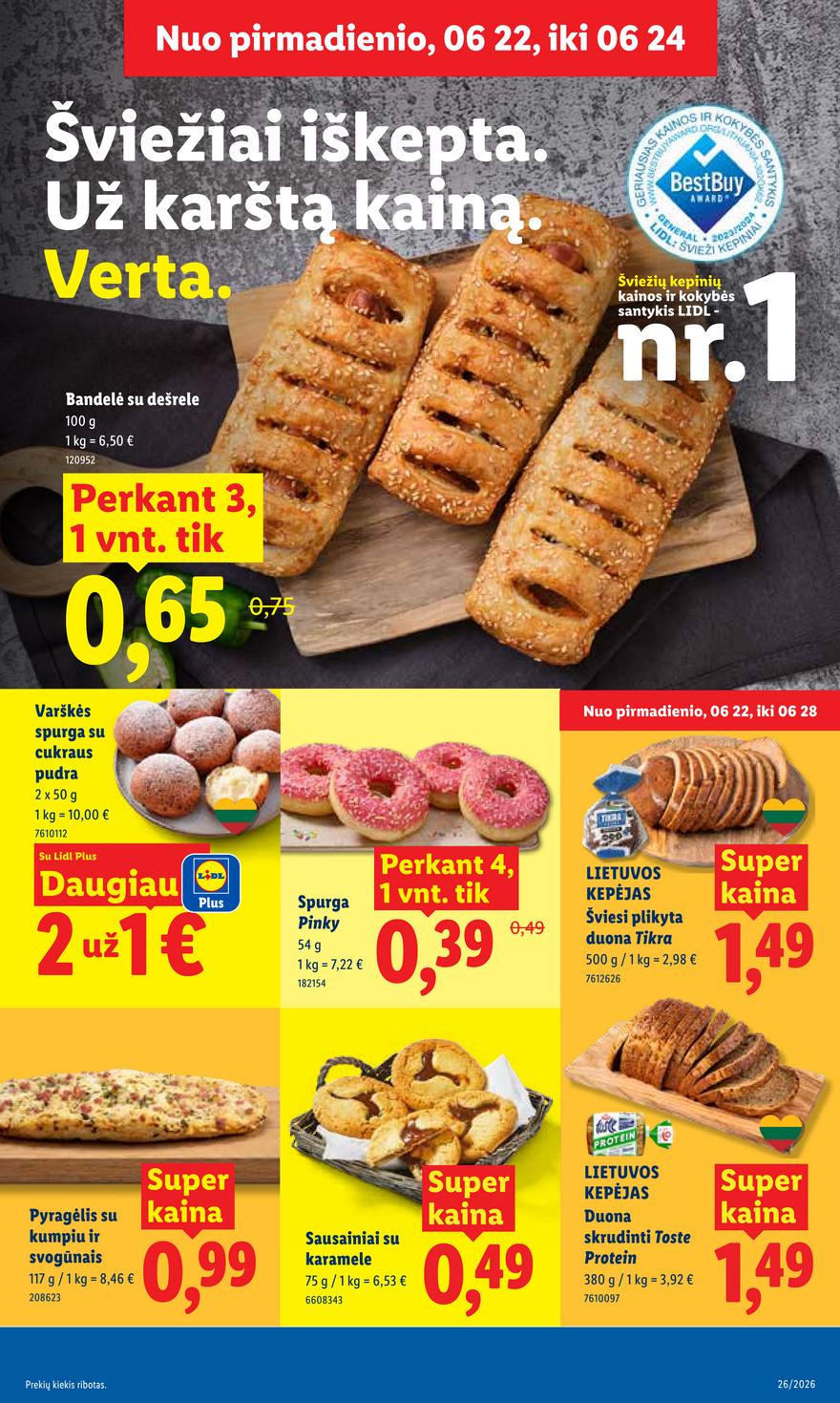 Lidl leidinys akcijos nuo 
  2026-06-22 iki 
  2026-06-28 | Leidinukas.lt puslapis 7