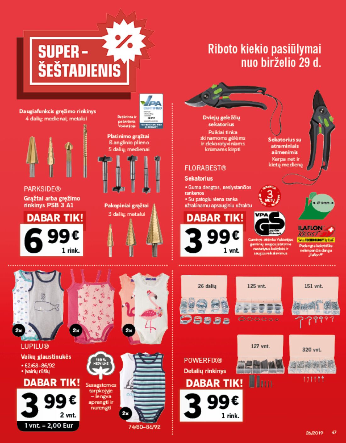 Lidl savaitinis leidinys akcijos nuo 
  2019-06-24 iki 
  2019-07-02 | Leidinukas.lt puslapis 47
