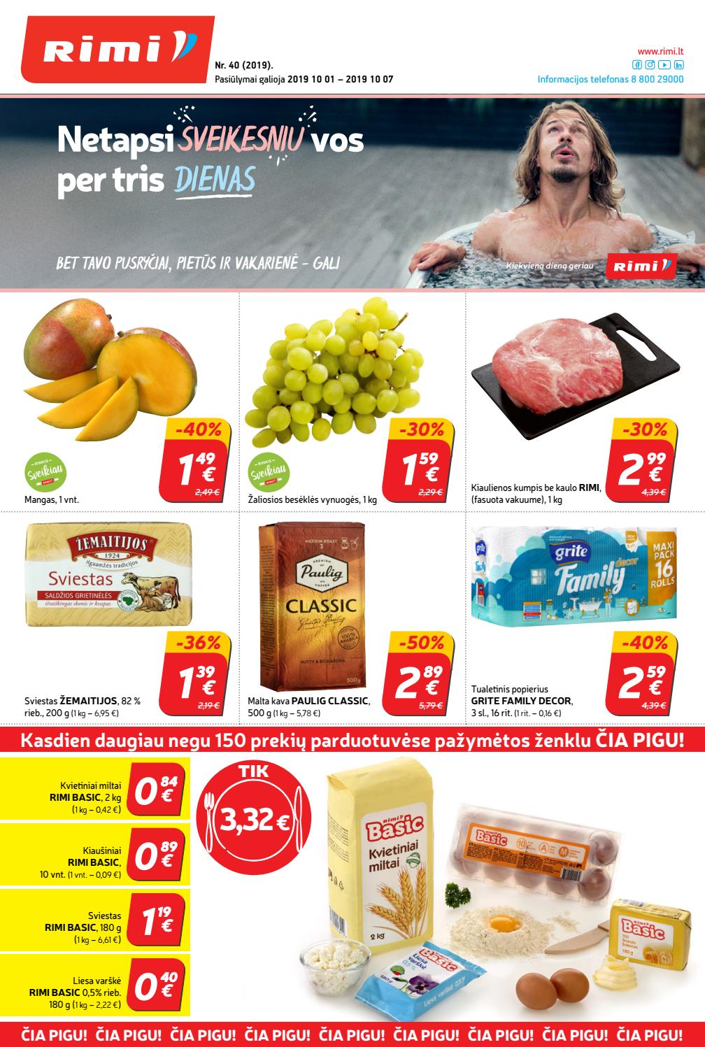 Rimi savaitinis leidinys akcijos nuo 
  2019-10-01 iki 
  2019-10-07 | Leidinukas.lt puslapis 1