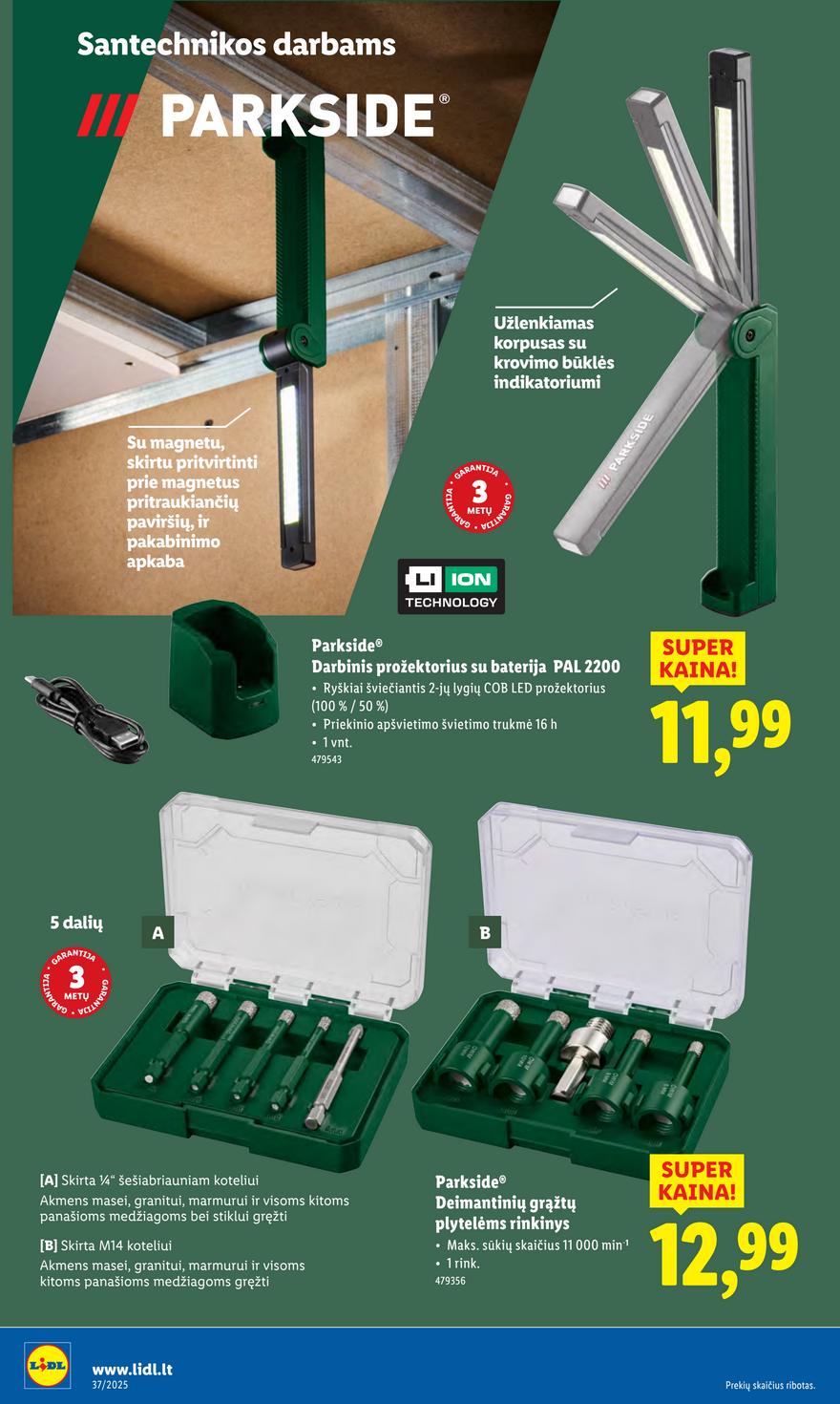 Lidl leidinys akcijos nuo 
  2025-09-08 iki 
  2025-09-14 | Leidinukas.lt puslapis 30