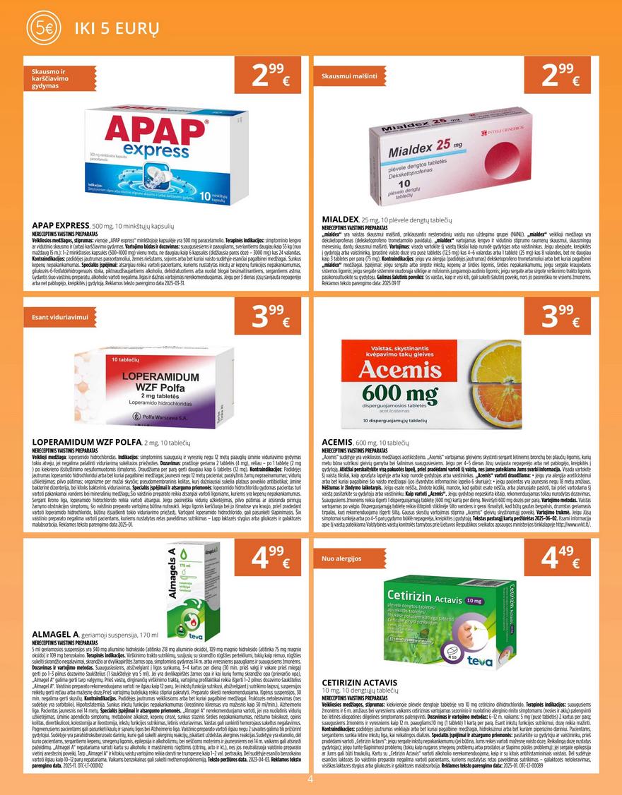 Gintarinės vaistinės leidinys akcijos nuo 
  2026-02-01 iki 
  2026-02-28 | Leidinukas.lt puslapis 4