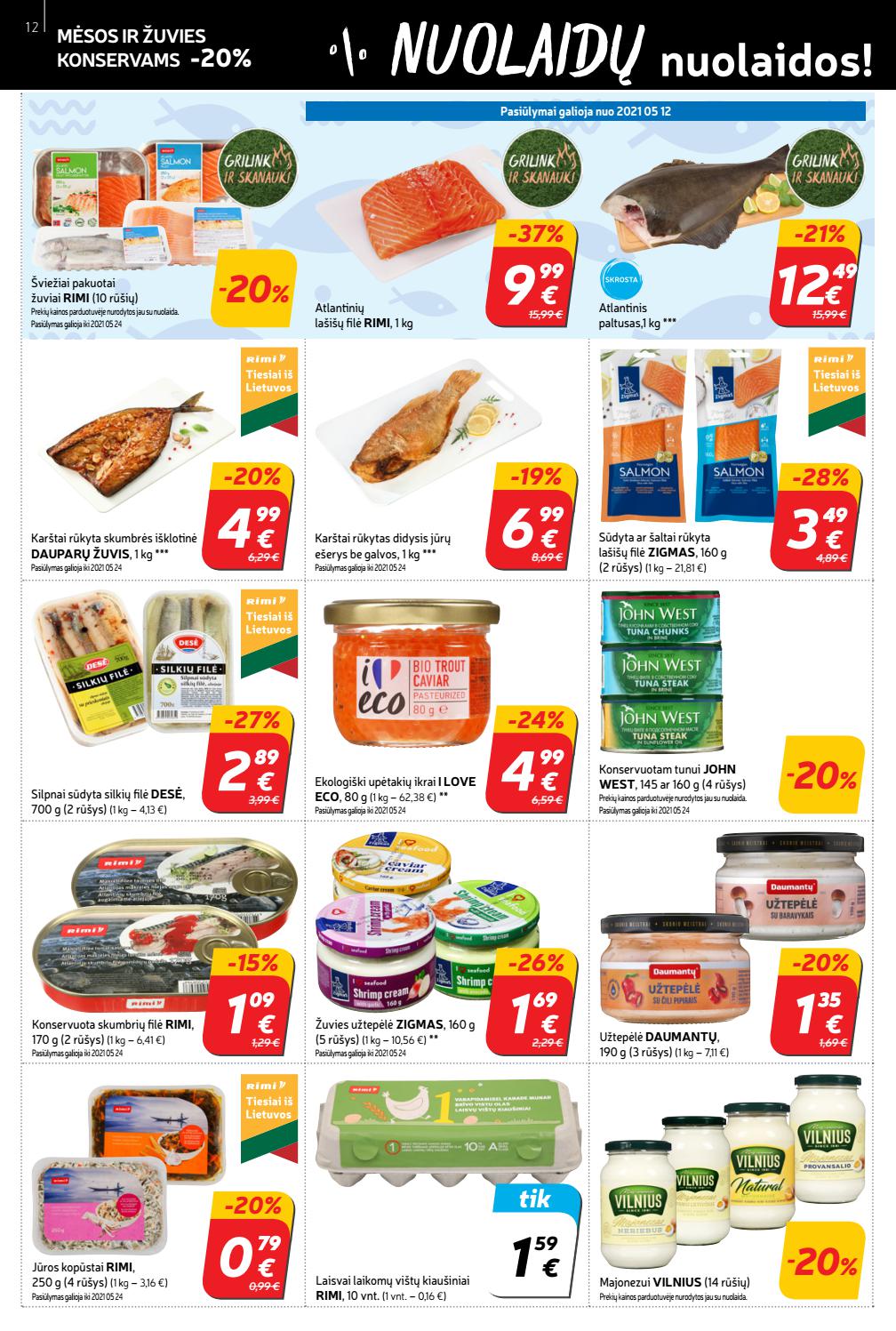 Rimi savaitinis leidinys akcijos nuo 
  2021-05-11 iki 
  2021-05-17 | Leidinukas.lt puslapis 12