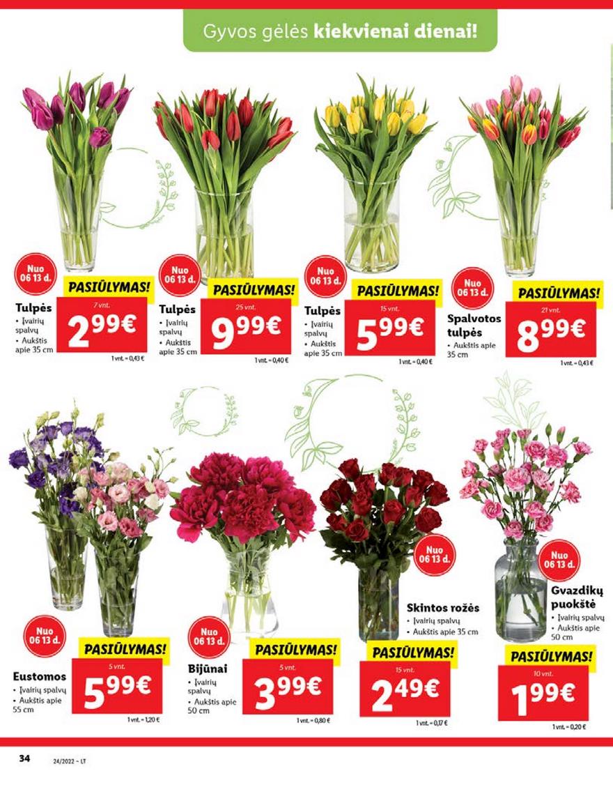 Lidl pasiūlymai akcijos nuo 
  2022-06-13 iki 
  2022-06-19 | Leidinukas.lt puslapis 34