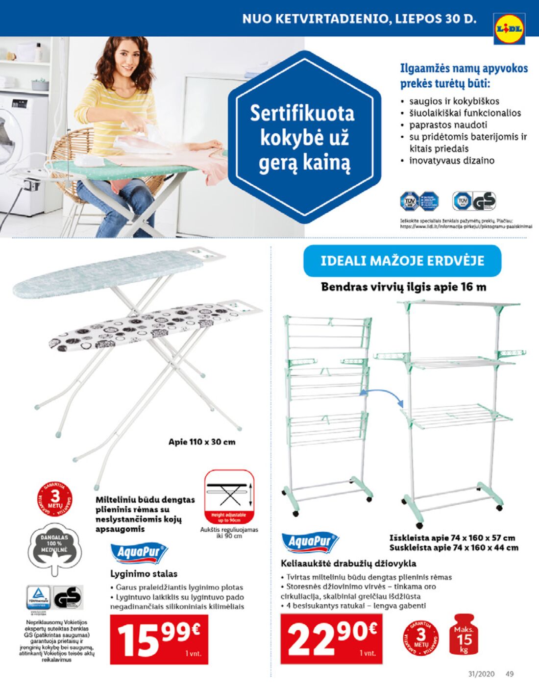Lidl savaitinis leidinys akcijos nuo 
  2020-07-27 iki 
  2020-08-02 | Leidinukas.lt puslapis 49