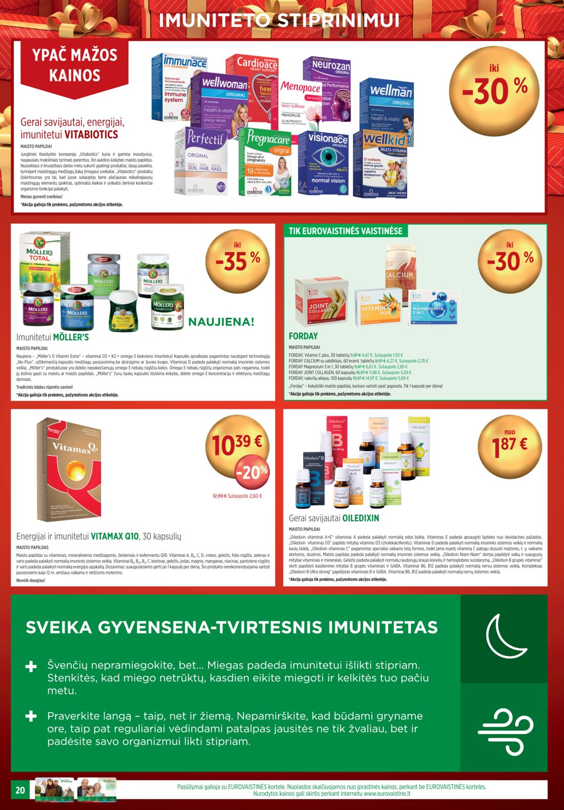 Euro vaistinė leidinys akcijos nuo 
  2020-12-01 iki 
  2020-12-31 | Leidinukas.lt puslapis 20