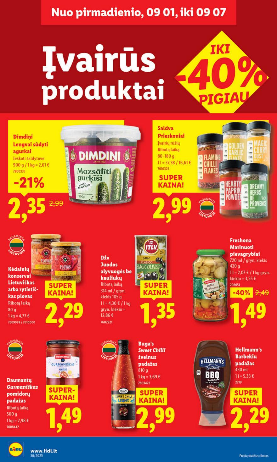 Lidl leidinys akcijos nuo 
  2025-09-01 iki 
  2025-09-07 | Leidinukas.lt puslapis 32