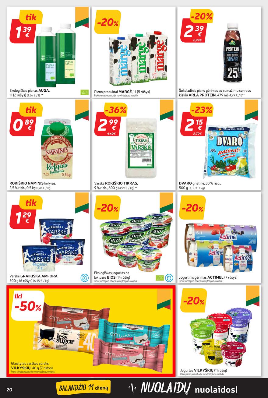 Rimi savaitinis leidinys akcijos nuo 
  2024-04-09 iki 
  2024-04-15 | Leidinukas.lt puslapis 20