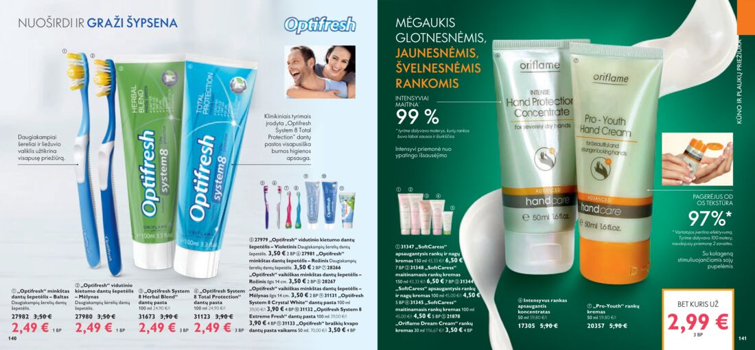 Oriflame katalogas akcijos nuo 
  2019-11-01 iki 
  2019-11-30 | Leidinukas.lt puslapis 71