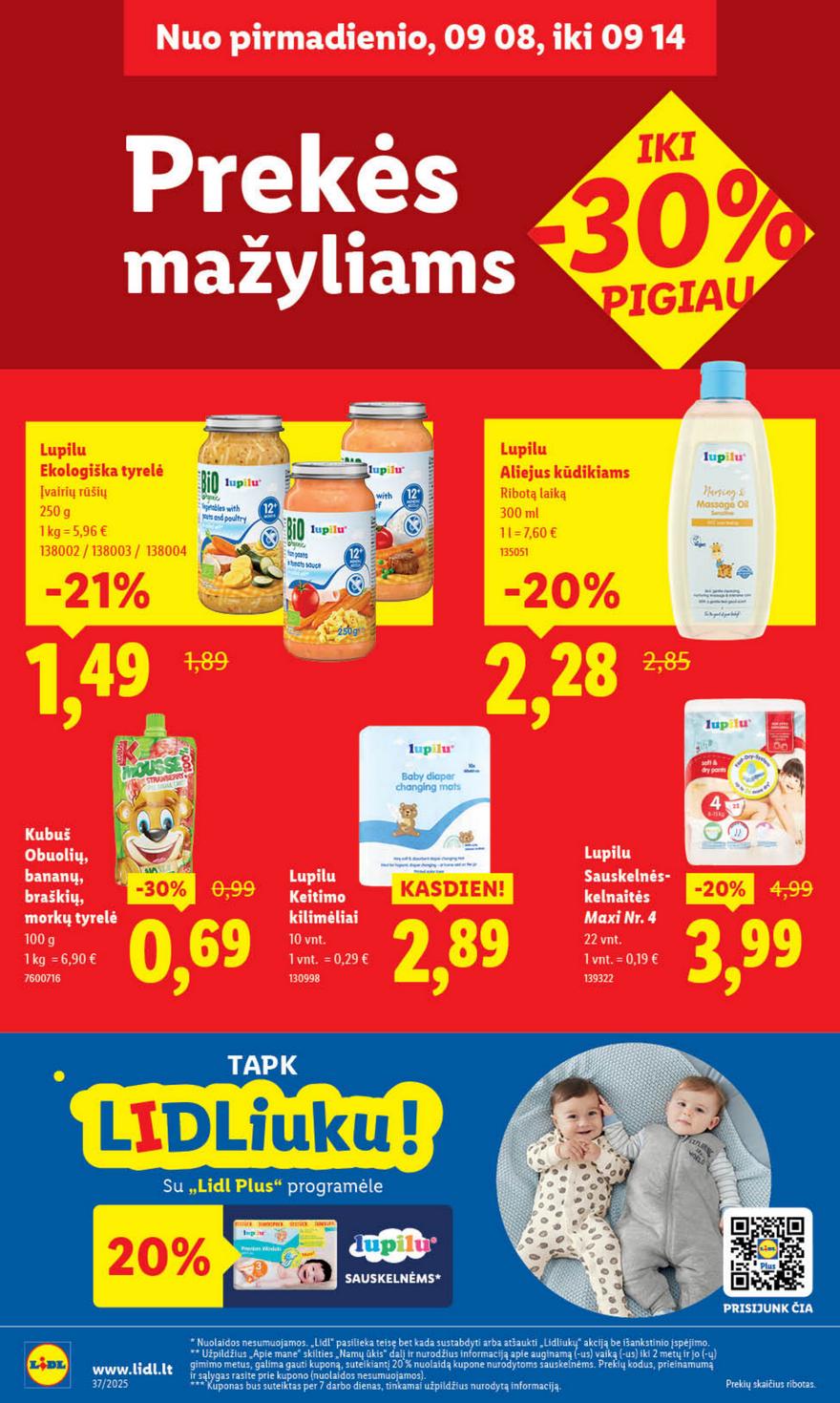 Lidl leidinys akcijos nuo 
  2025-09-08 iki 
  2025-09-14 | Leidinukas.lt puslapis 38