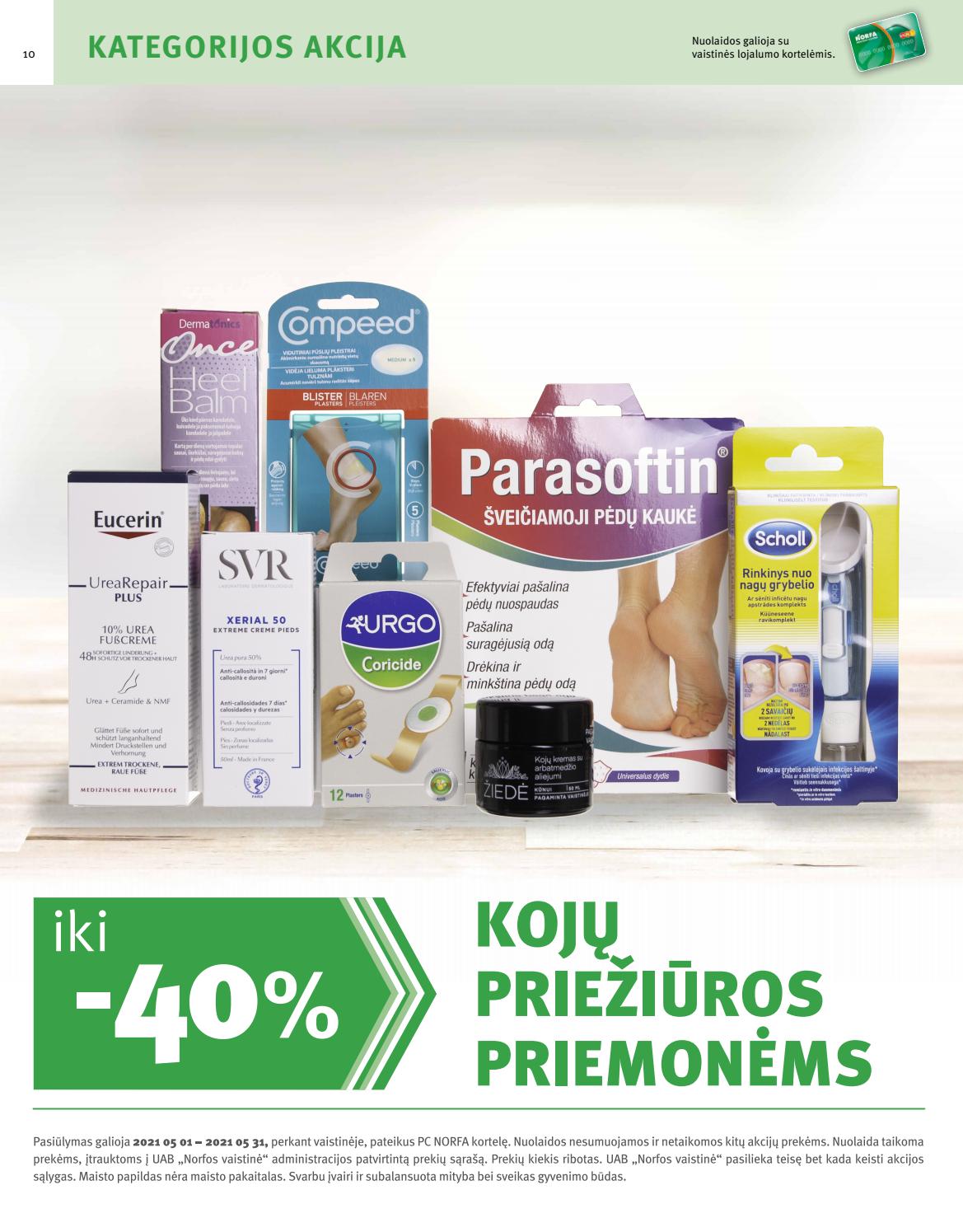 Norfos vaistinės leidinys akcijos nuo
2021-04-30 iki
2021-05-31 | Leidinukas.lt puslapis 10