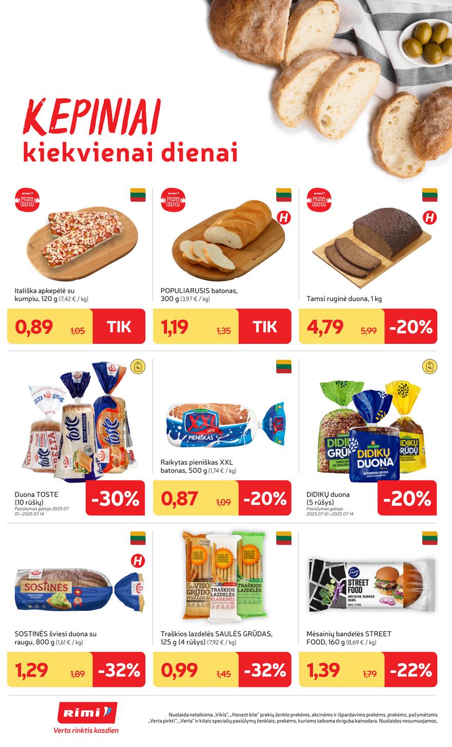 Rimi savaitinis leidinys  akcijos nuo 
  2025-07-08 iki 
  2025-07-14 | Leidinukas.lt puslapis 14
