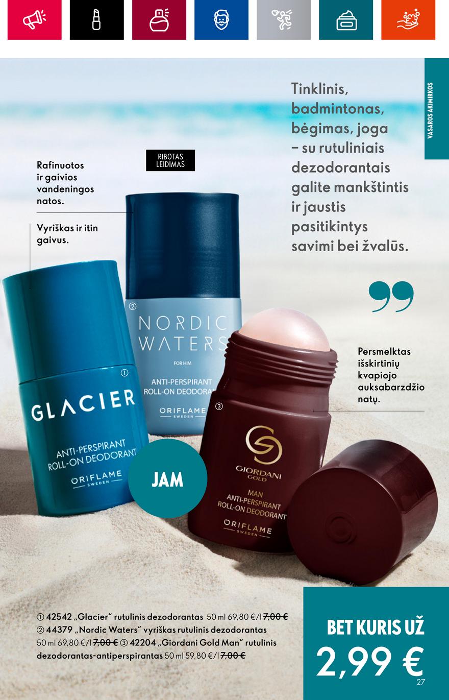 Oriflame katalogas akcijos nuo 
  2023-06-28 iki 
  2023-07-18 | Leidinukas.lt puslapis 27