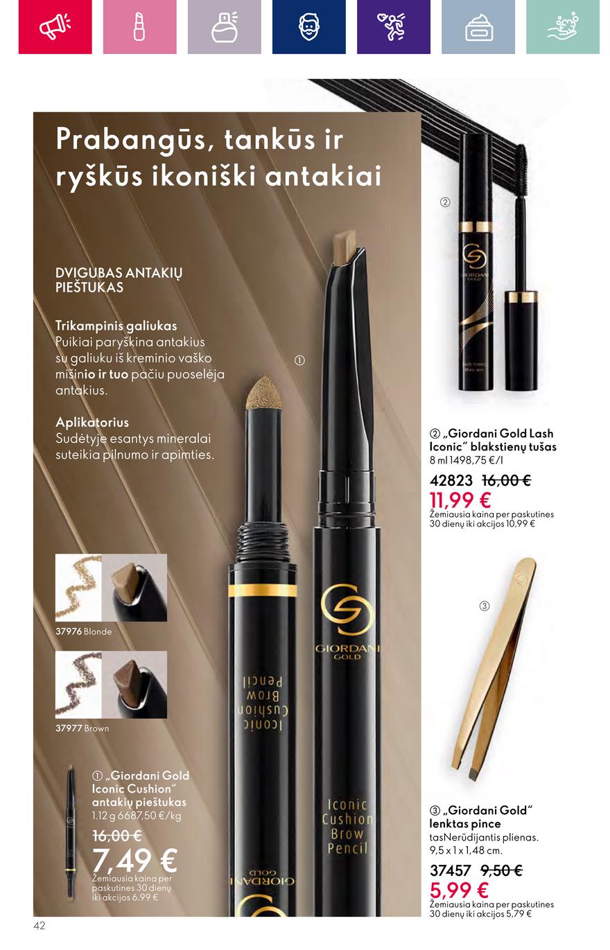 Oriflame katalogas akcijos nuo 
  2023-10-04 iki 
  2023-11-01 | Leidinukas.lt puslapis 42