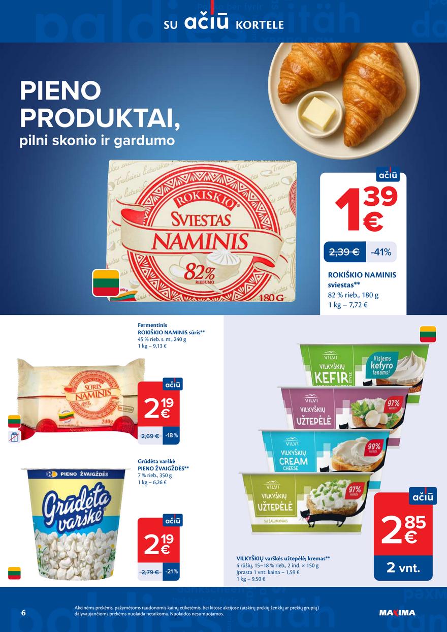 Maxima leidinys akcijos nuo 
  2026-04-14 iki 
  2026-04-20 | Leidinukas.lt puslapis 6