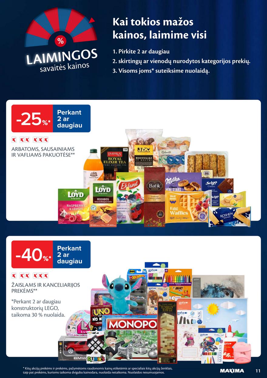 Maxima leidinukas akcijos nuo 
  2025-10-14 iki 
  2025-10-20 | Leidinukas.lt puslapis 11