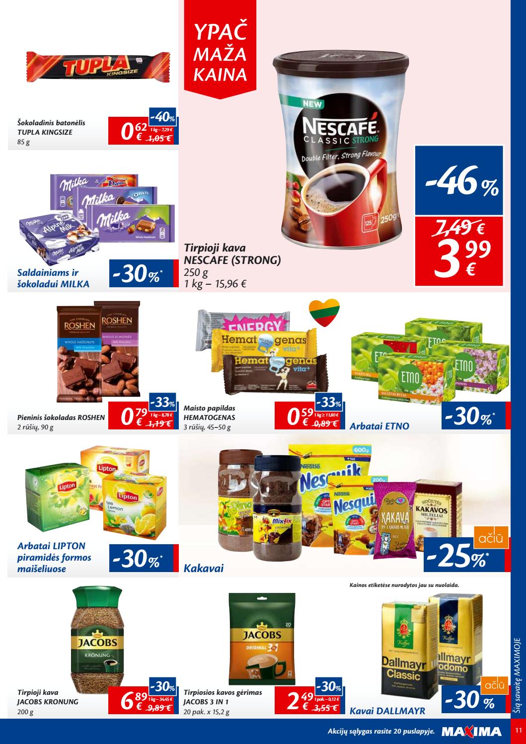 Maxima kaininis leidinys akcijos nuo 
  2019-08-06 iki 
  2019-08-12 | Leidinukas.lt puslapis 11