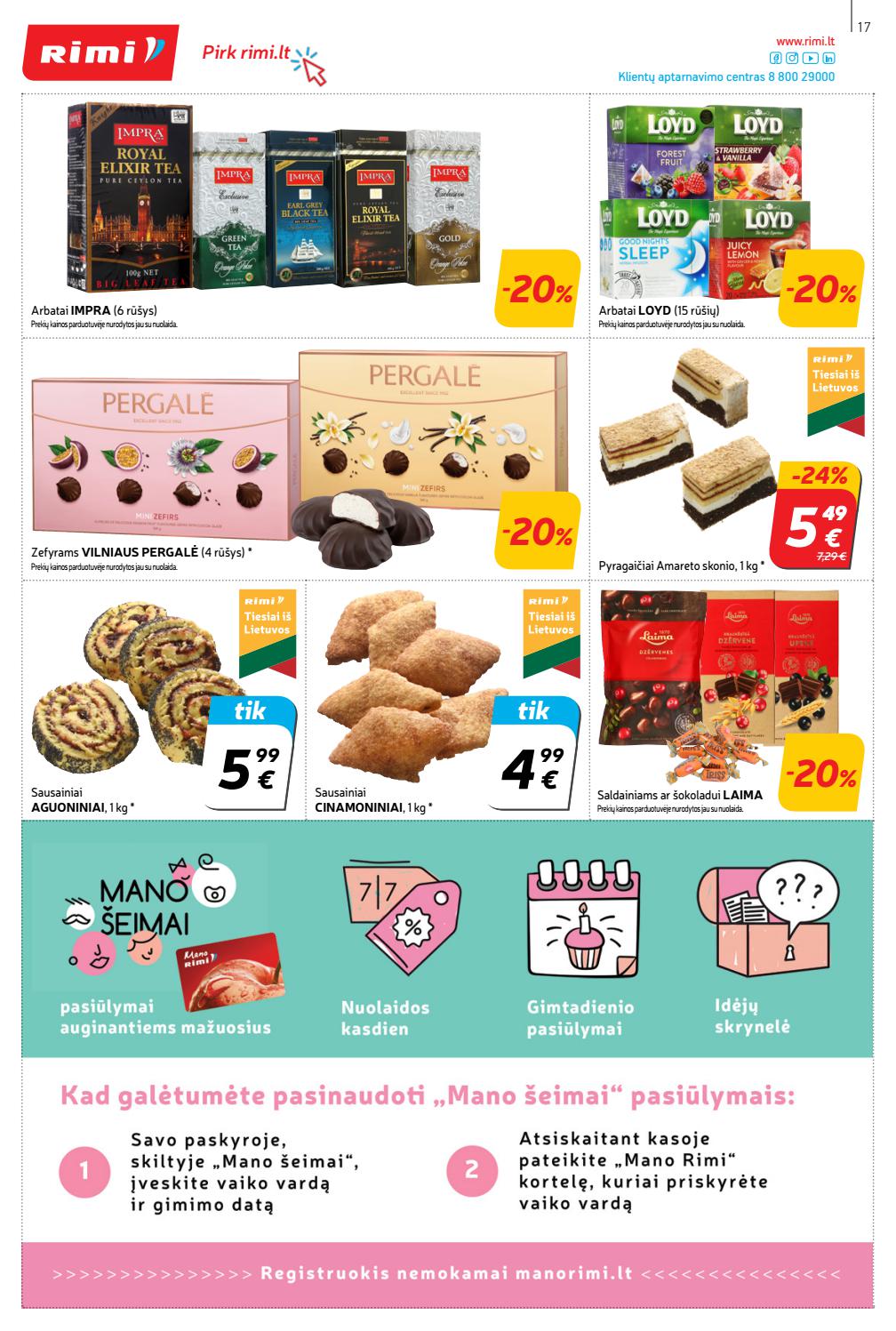 Rimi savaitinis leidinys akcijos nuo 
  2021-05-04 iki 
  2021-05-10 | Leidinukas.lt puslapis 17