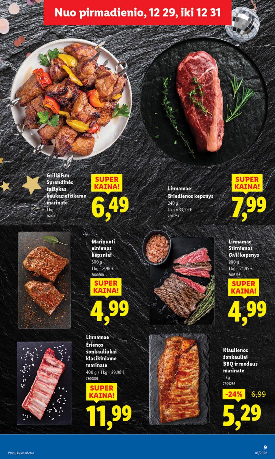 Lidl leidinys akcijos nuo 
  2025-12-29 iki 
  2026-01-04 | Leidinukas.lt puslapis 9