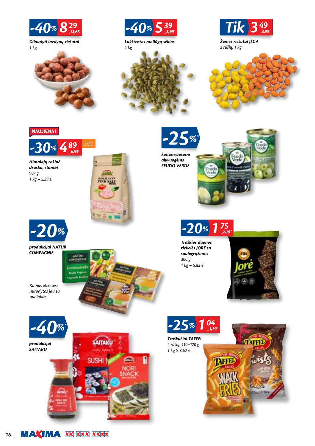 Maxima kaininis leidinys akcijos nuo 
  2019-12-05 iki 
  2019-12-18 | Leidinukas.lt puslapis 16